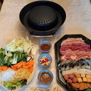 Mo Kaa Ta of Thaise BBQ (3dagen vooraf bestellen, prijs per persoon)
